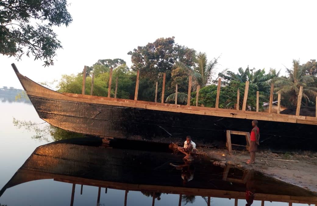 New boat for the Pygmy cooperatives