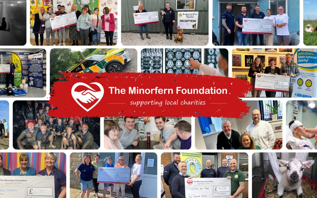 Minorfern Foundation closes first year with £40,000 granted to local charities