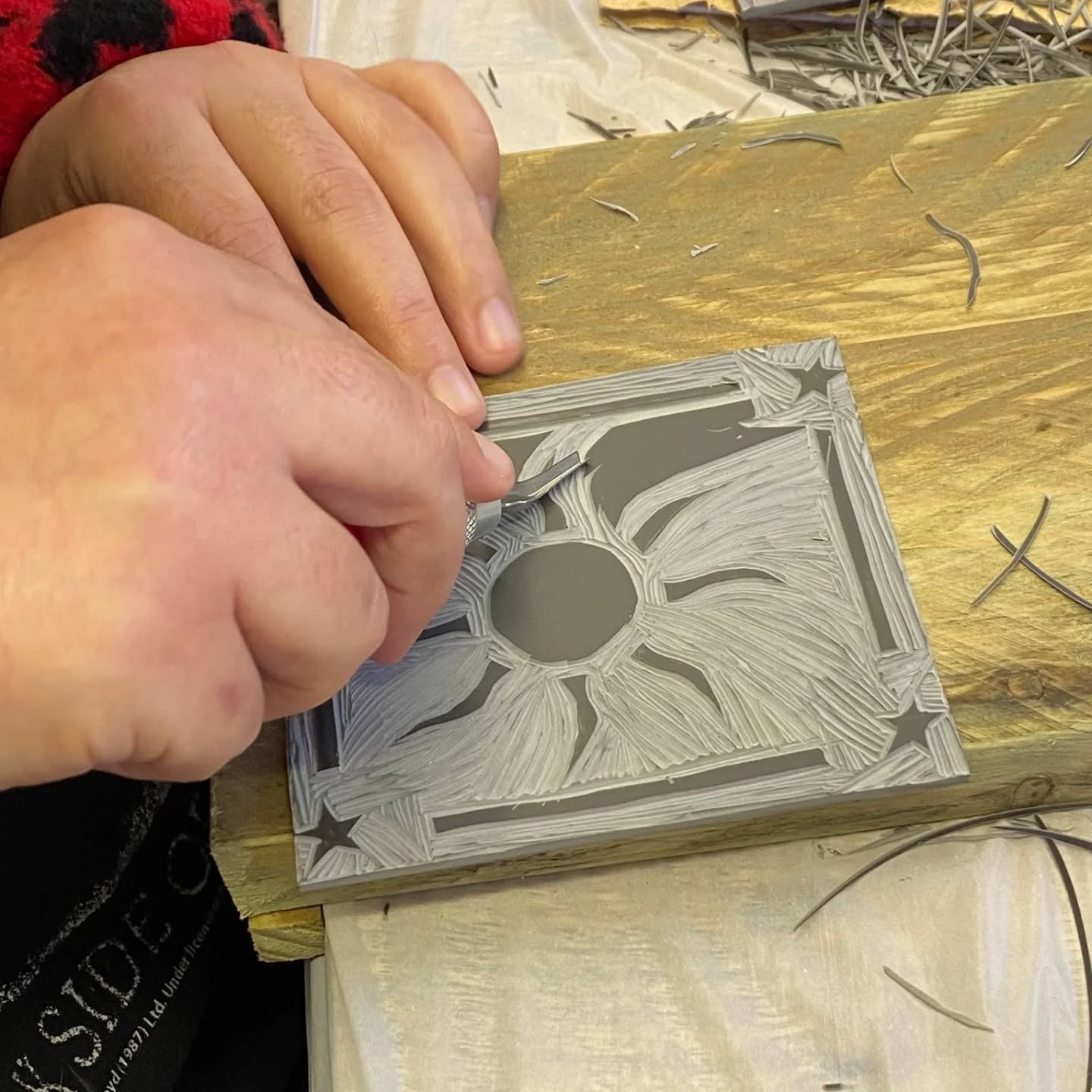 handmade paper wales from Wild Plant Paper CIC Volunteers making handmade paper in Wales at a Wild Plant Paper CIC Open Studio session