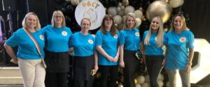 Volunteers at a PACT fundraising event in South Yorkshire