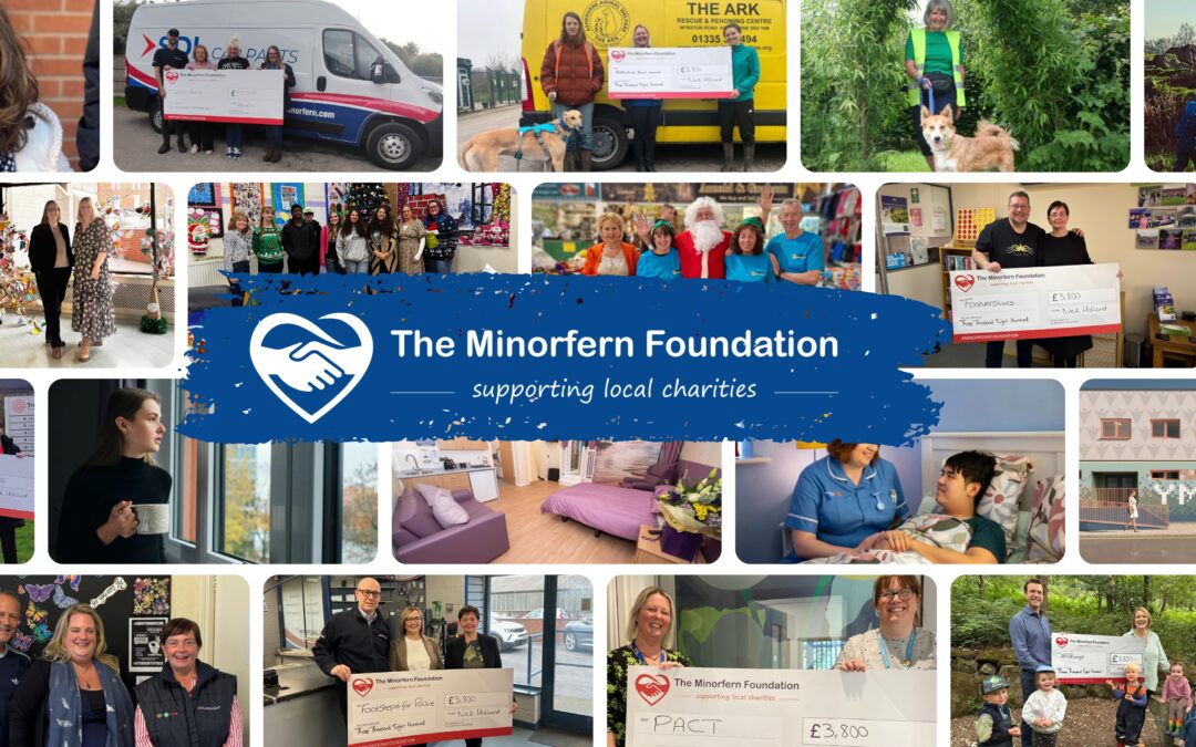 Minorfern Foundation closes second year with £40,000 granted to eleven local charities.