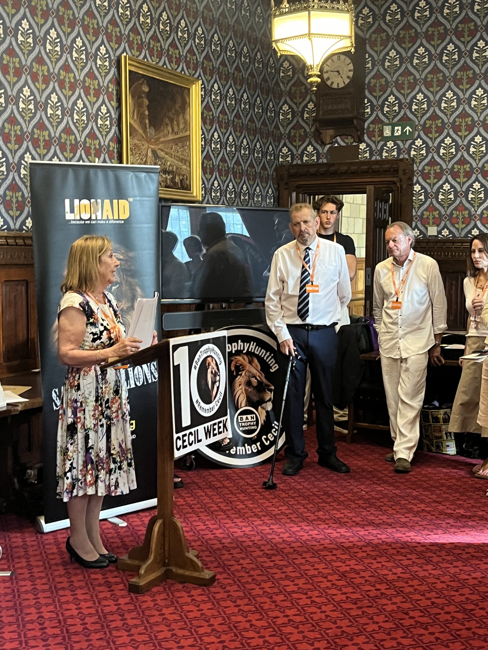 EVENT-~1 LionAid campaigning for an end to trophy hunting