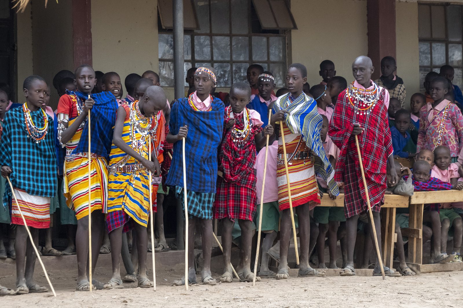maasai-nz91314-jpg Maasai family outside their manyatta near Amboseli