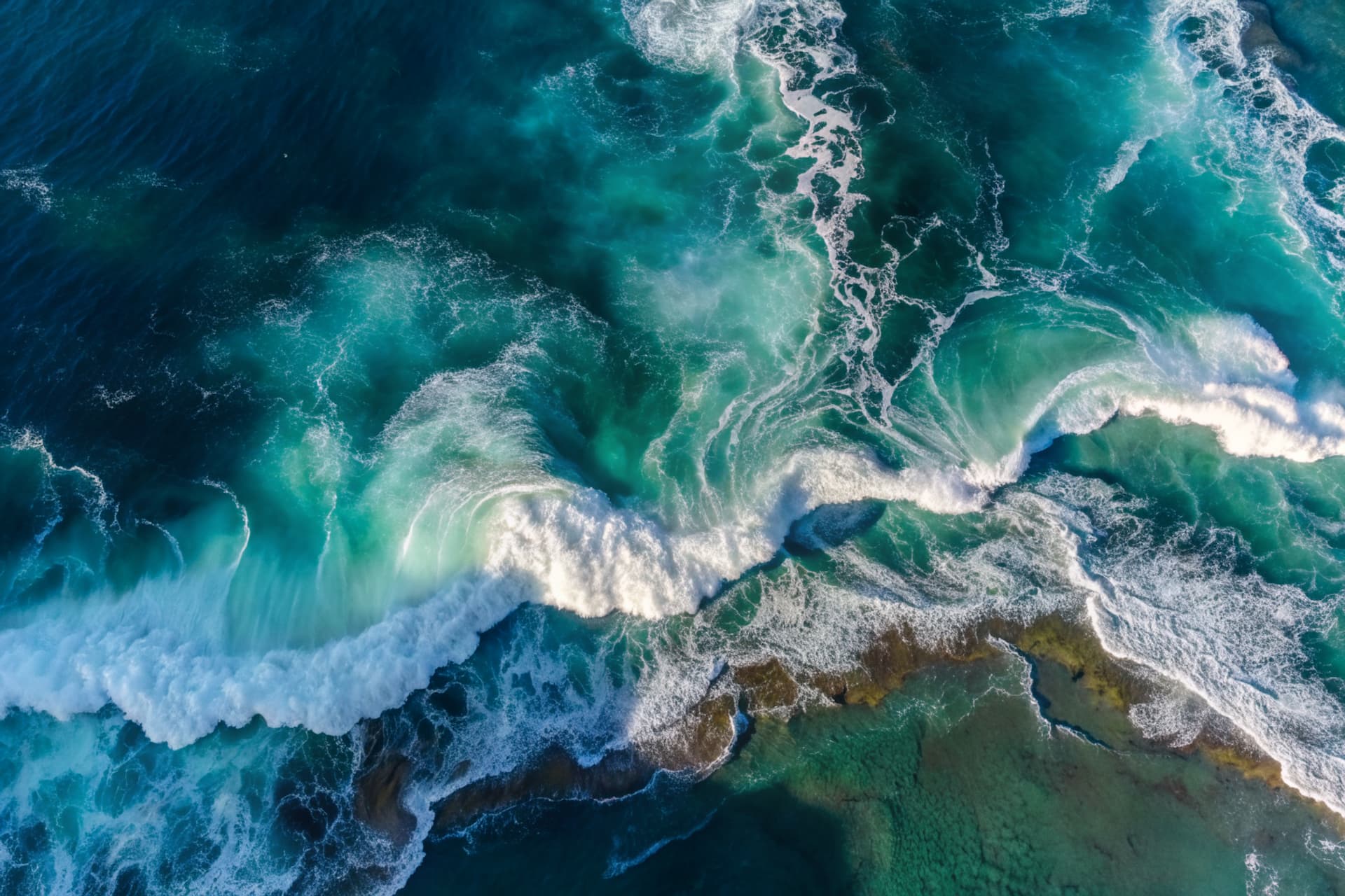 Coastal waves and rockpools, carbon removal Cornwall